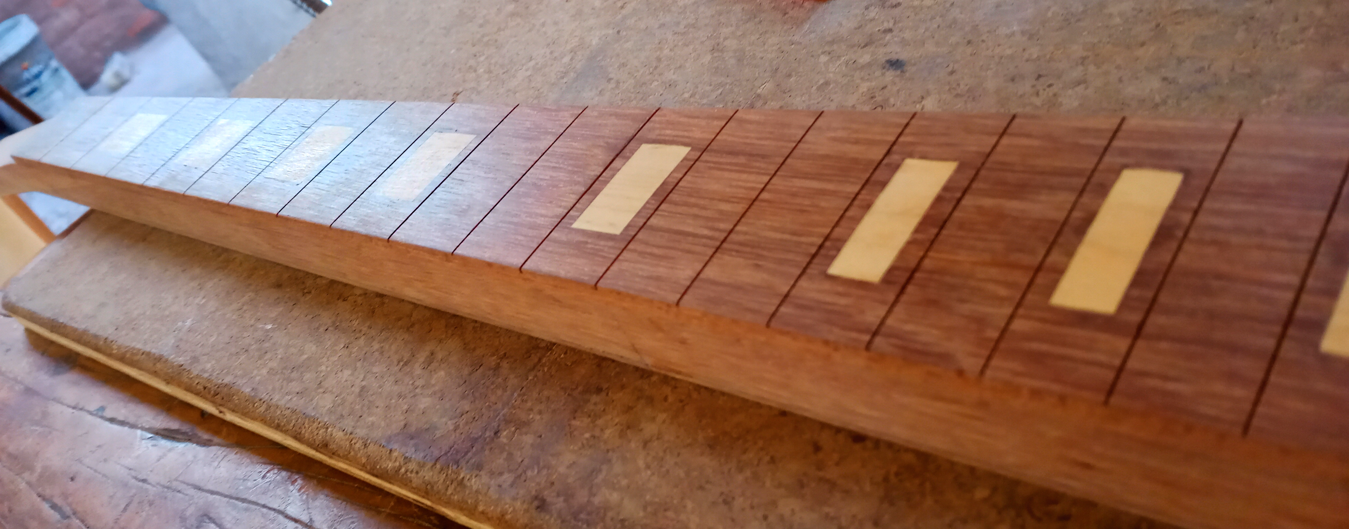 Neck Inlay Carving